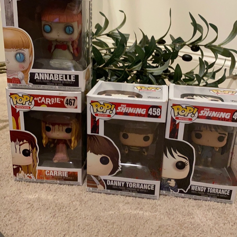 Funko po figures horror annabelle wendy Carrie wendy Torrence Danny Torrence